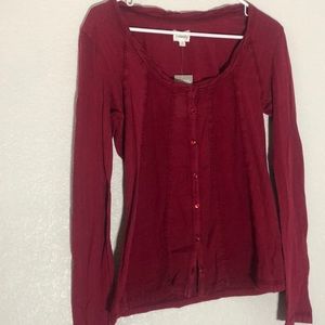Sangria Red Long Sleeve